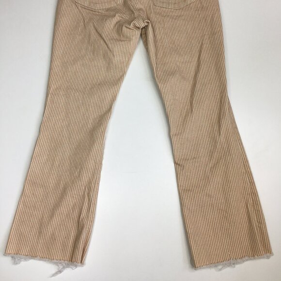 AG Adriano Goldschmied Tan Striped Jeans - Picture 10 of 14